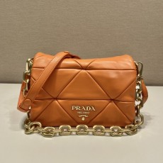 프라다 PRADA 시스템 나파 숄더백